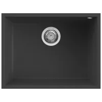 Elleci Quadra 110 M70 Nero metal Gránit mosogatótálca,munkalap alá szerelhető (LMQ11070BSO)Munkalap alá szerelhető