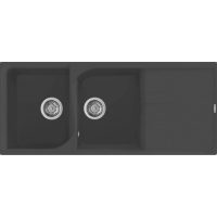 Elleci Ego 500 M70 Nero metal Gránit mosogatótálca (LME50070)Munkalapra szerelhető