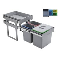   EKOTECH TANK 40 - 1x16 liter+2x8 liter Szelektív hulladékgyűjtő