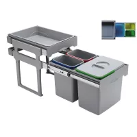   EKOTECH TANK 40 - 1x16 liter+2x8 liter Szelektív hulladékgyűjtő