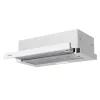 Cata ATH-41 GWH fehér üveg  Beépithető  páraelszívó LED világítás  1 db motor, 600 m3/h,  60 cm széles,  B Energiaosztály, 