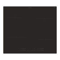   Candy CI642MCBB Beépíthető Indukciós főzőlap Keret nélküli,6500 W,Érintőszenzoros,Gyerekzár