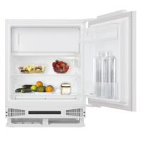   Candy CM4SE68W Beépíthető Egyajtós hűtőszekrény fagyasztóval, E,95L/16L,Nofrost nélkül,40 dB,Szél:59.6 cm,Mag: 82.6 cm,Mély: 55.6 cm