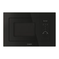 Candy CA20FMW7NB Beépíthető mikrohullámú sütő