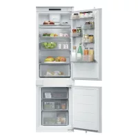   Candy ECNBQL3518EV Beépíthető Alulfagyasztós hűtőszekrény E,197L/74L,Nofrost nélkül,35 dB,Szél: 54 cm,Mag: 177.2 cm,Mély: 55 cm