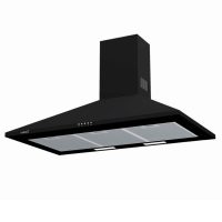   Cata Omega 900 BK/M fekete  Fali páraelszívó LED világítás 1 db motor,1100 m3/h,58-72 dB,90 cm széles,C Energiaosztály