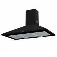  Cata Omega 900 BK/M fekete  Fali páraelszívó LED világítás 1 db motor,1100 m3/h,58-72 dB,90 cm széles,C Energiaosztály