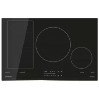   Nodor   Beépíthető indukciós főzőlap NorCoock IH-N8106 BK Hob to Hood Fekete Keret nélküli,7400 W ,Érintőszenzoros,Gyerekzár,