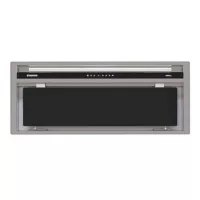 Nodor NorBreeze ECLIPSE 60 BK Aláépíthető páraelszívó LED világítás 1 db motor, 750 m3/h,  46-67 dB zajszint,  60 cm széles,  A Energiaosztály