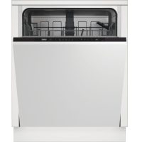   Beko DIN35320 Beépíthető mosogatógép, 13 teríték,12.9 L,5 prog.,48 dB,D,Alsó evőeszk.,60 cm,Digit.kijelző, Autom.ajtónyit.nélk.