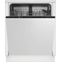   Beko DIN35320 Beépíthető mosogatógép, 13 teríték,12.9 L,5 prog.,48 dB,D,Alsó evőeszk.,60 cm,Digit.kijelző, Autom.ajtónyit.nélk.