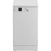 Beko DVS05022W Szabadonálló mosogatógép, 10 teríték,11.9 L,5 prog.,49 dB,E,Alsó evőeszk.,45 cm,Digit.kijelző, Autom.ajtónyit.nélk.
