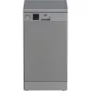 Beko DVS05024S Szabadonálló mosogatógép, 10 teríték,11.9 L,5 prog.,49 dB,E,Alsó evőeszk.,45 cm,Digit.kijelző, Autom.ajtónyit.nélk.