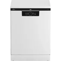   Beko BDFN26530W Szabadonálló mosogatógép, 15 teríték,9.9 L,6 prog.,44 dB,D,Felső evőeszk.,60 cm,Digit.kijelző, Autom.ajtónyit
