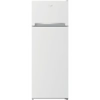   Beko RDSA240K40WN Felülfagyasztós hűtőszekrény E,177L/46L,Nofrost nélkül,37 dB,Szél: 54 cm,Mag: 146.5 cm,Mély: 57.4 cm