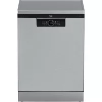   Beko BDFN26560XC Szabadonálló mosogatógép, 15 teríték,9.9 L,6 prog.,42 dB,A,Felső evőeszk.,60 cm,Digit.kijelző, Autom.ajtónyit