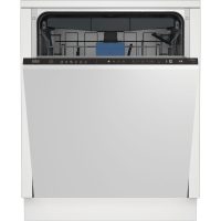   Beko BDIN36535 Beépíthető mosogatógép, 15 teríték,9.9 L,6 prog.,45 dB,D,Felső evőeszk.,60 cm,Digit.kijelző, Autom.ajtónyit.
