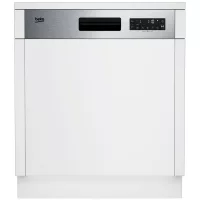   Beko BDSN28530X Beépíthető mosogatógép, 15 teríték,9.9 L,6 prog.,45 dB,D,Felső evőeszk.,60 cm,Digit.kijelző, Autom.ajtónyit.