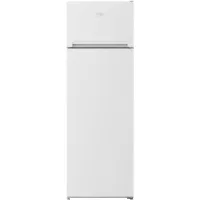   Beko RDSA280K40WN Felülfagyasztós hűtőszekrény E,204L/46L,Nofrost nélkül,37 dB,Szél: 54 cm,Mag: 160.6 cm,Mély: 57.4 cm