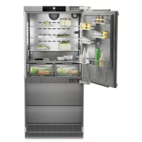   Liebherr ECBNe 8870 Beépíthető4 ajtós hűtőszekrény fagyasztóval, E,363L/160L,Nofrost,39 dB,Szél: 91.5 cm,Mag: 203 