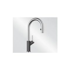 Blanco CARENA-S Palaszürke színű-CR Vario Gránit - króm csaptelep (521359)