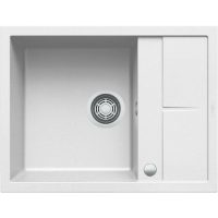   Elleci Unico 125 AUTOMATA K96 White Kerámia mosogatótálca (LKU12596AUT) Munkalapra szerelhető