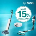 15% visszajár a promócióban lévő Bosch porszívónál