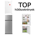 TOP hűtőszekrények
