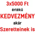 3x5000 Ft extra meglepetés minden HOMEFORT rendelés után