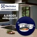 Electrolux indukciós főzőlapok ráadás 5 részes Electrolux edényszettel