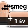 + 1 év gyártói jótállás Smeg kisgépekre