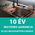10 év garancia Elleci mosogatótálcákhoz