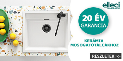 20 év garancia Elleci mosogatótálcákhoz