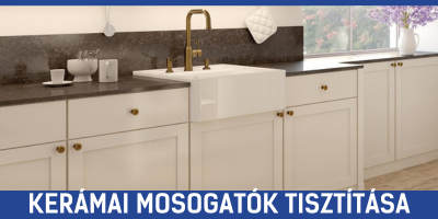 kerámai mosogatók tisztítása