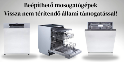 beépítheető mosogatógépek állami támogatással