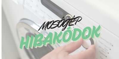 mosogép hibakód
