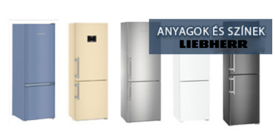 anyagok-színek a hűtőszerkényeknél