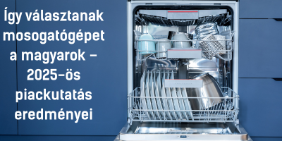 mosogatógép piackutatás - így választ