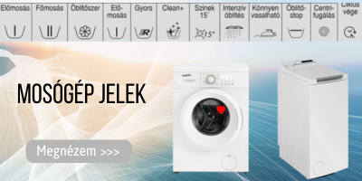 mosógép jelek