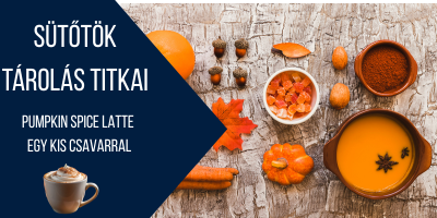 sütötök tárolás, pumpkin spice latte