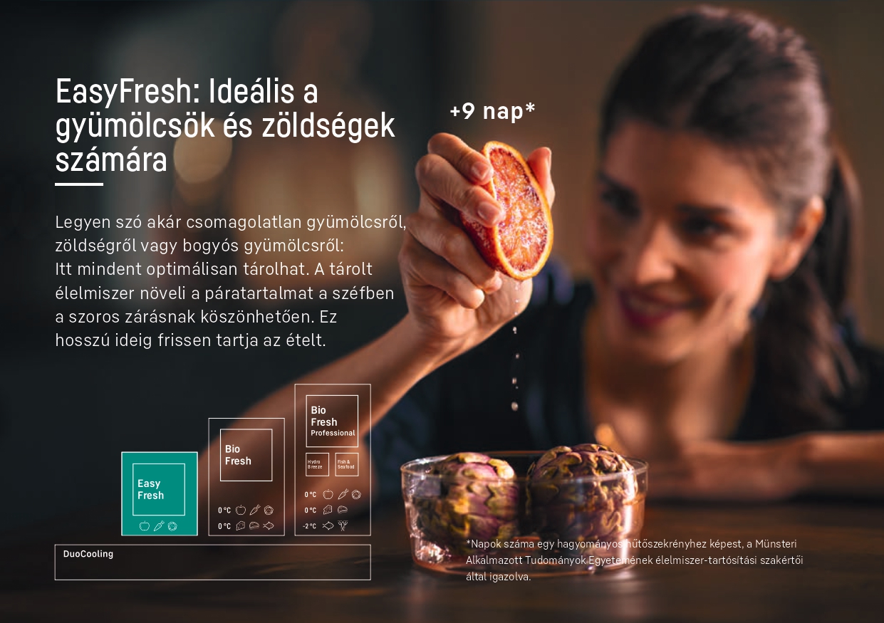 Liebherr EasyFresh frissentartó fiók