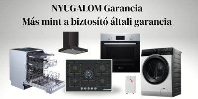 nyugalom garancia háztartási gépekhez
