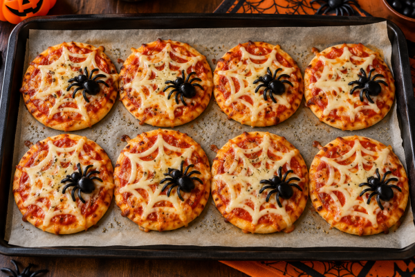 pókhálós minipizza