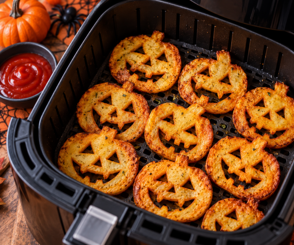 halloween tökfej airfryer