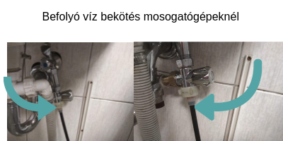 Bosch mosogatógép bekötése