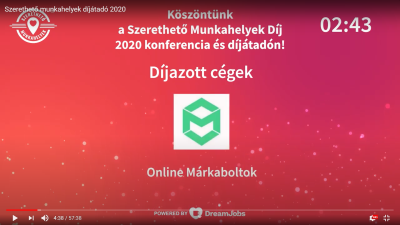 szerethető munkahely 2020