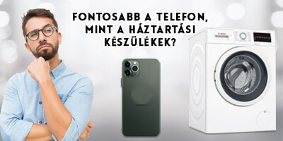 telefon fontosabb mint a mosógép