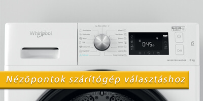 whirlpool hőszivattyús szárítógépről minden