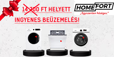 HOMEFORT ajándék beüzemelés