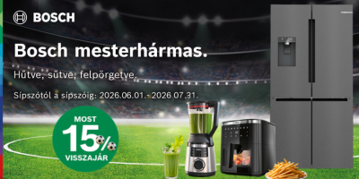 bosch hűtő, turmix, airfryer akció